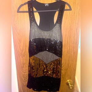 Sequin Y2K top size medium